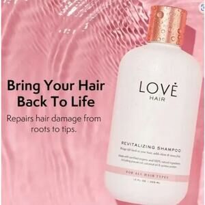 Love Hair Revitalizing Shampoo 12 Oz Vegan & Cruelty-Free For All Hair Types